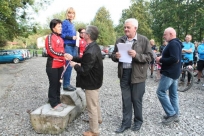 Nagrody wręczali wójt Krzyszysztof Glajcar, przewodnicący rady Bogusław Konecki i prezes Stowarzyszenia Miłosników Dzięgielowa Tadeusz Sztefka